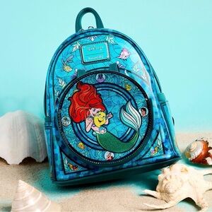 Loungefly Disney Princess Stained Glass Little Mermaid Ariel Amazon Exclusive